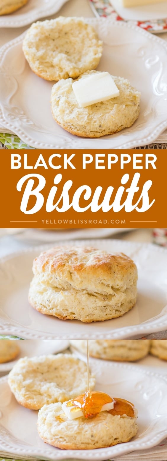 Black Pepper Biscuits. Freshly ground black pepper makes all the difference in these sky-high biscuits. Make some today!