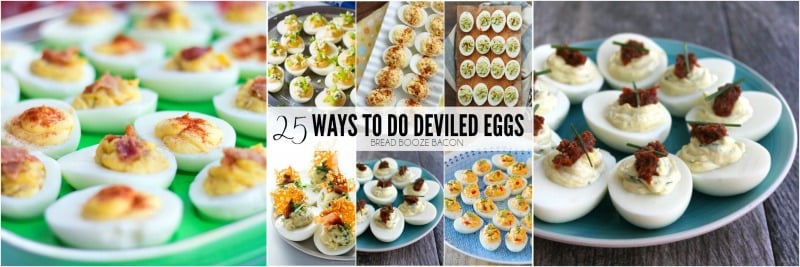 Deviled Eggs Collage
