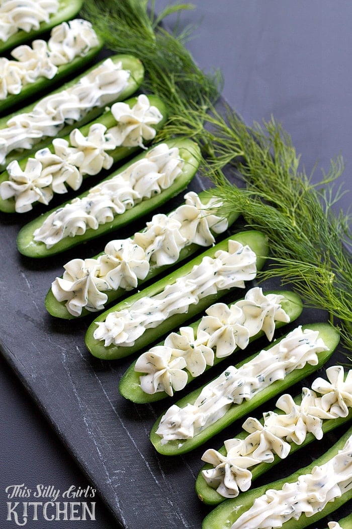 Dill-Cream-Cheese-Cucumber-Boats-from-This-Silly-Girls-Kitchen