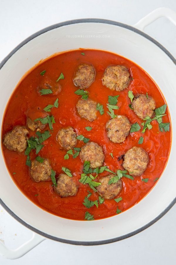 Italian Sausage Meatballs Yellow Bliss Road