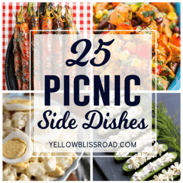 A tasty collection of side dishes that you can bring to your next picnic.