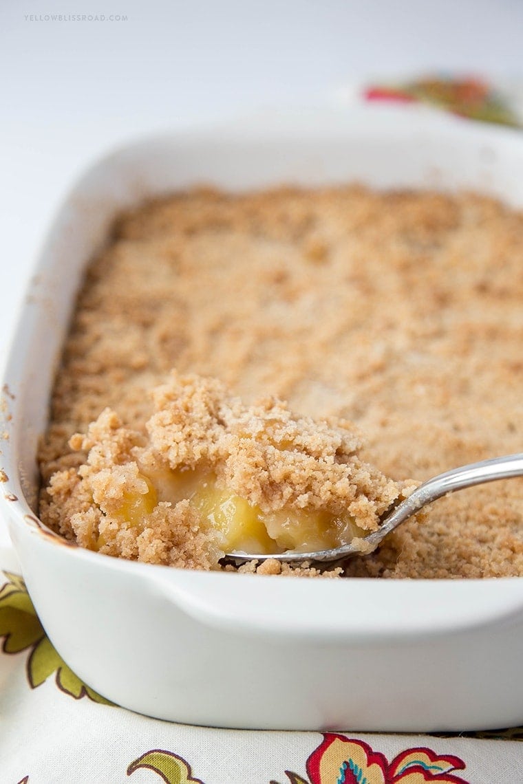 Pineapple Cobbler - a Hawaiian inspired dessert straight from Disney's Aulani Resort!