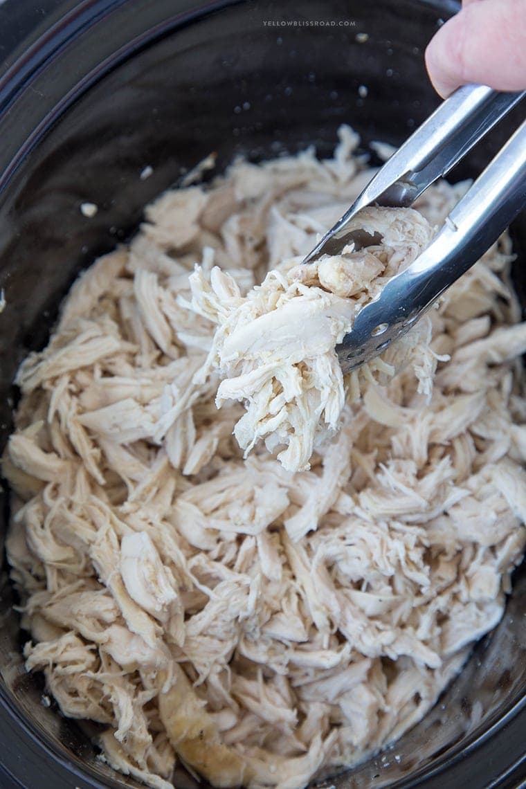 Shredded Chicken in the slow cooker