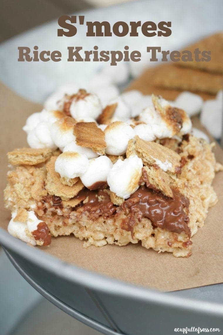 s’mores rice krispie treats