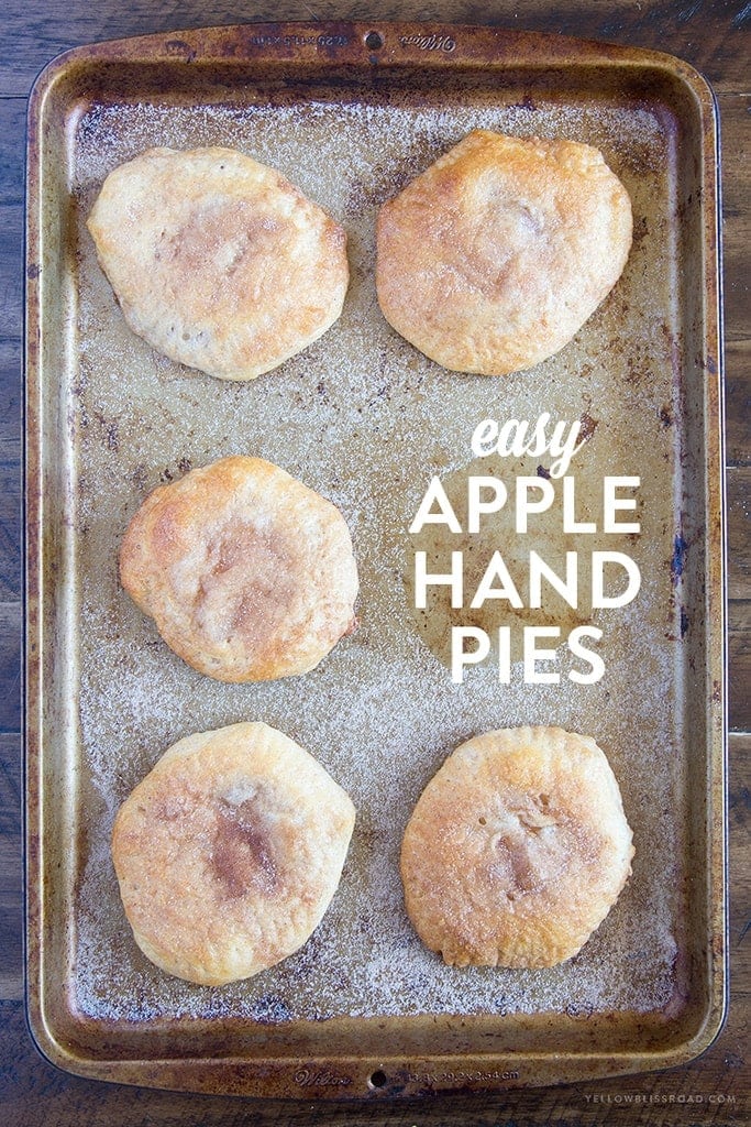 Easy Apple Hand Pies - A yummy fall dessert that everyone will love!