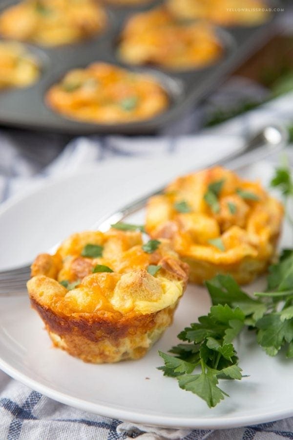 Easy Egg & Sausage Breakfast Muffins Yellow Bliss Road