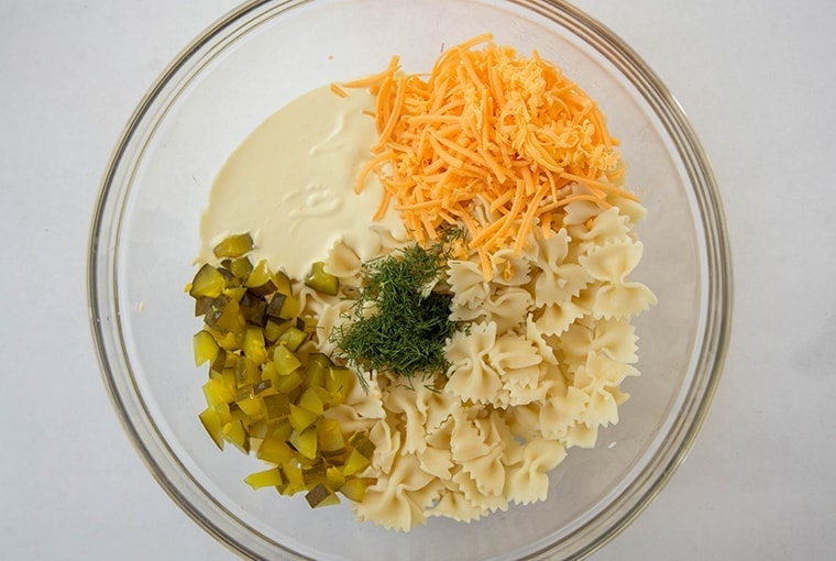 Cheddar & Dill Pasta Salad 1