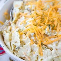 Cheddar & Dill Pasta Salad
