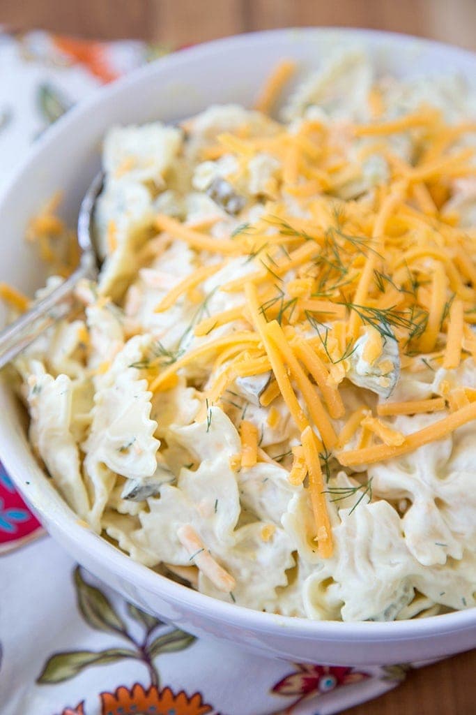 Cheddar & Dill Pasta Salad 6