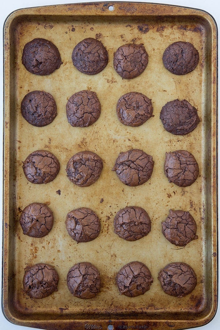 Dark Chocolate Brownie Cookies 1