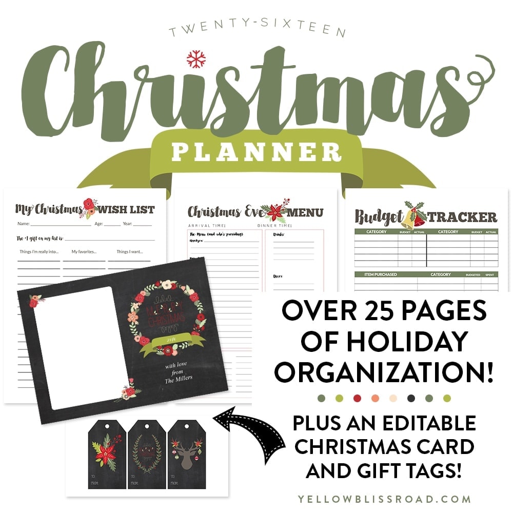 2016 Christmas Planner Sq Graphic