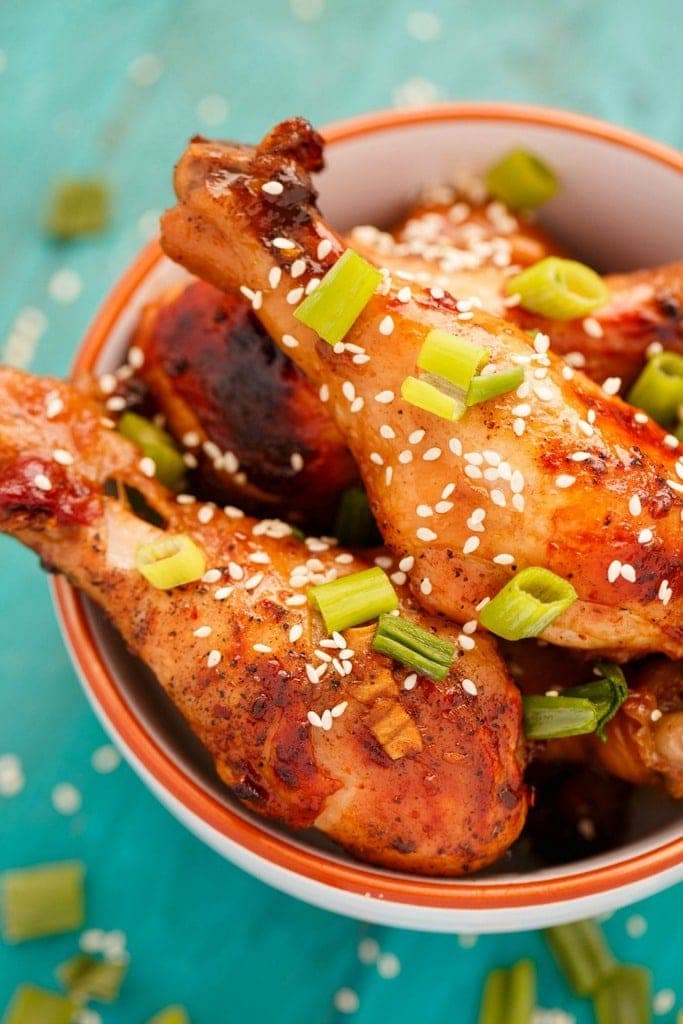 Asian Chicken Drumsticks in the Slow Cooker are great as an appetizer or for a busy weeknight dinner.