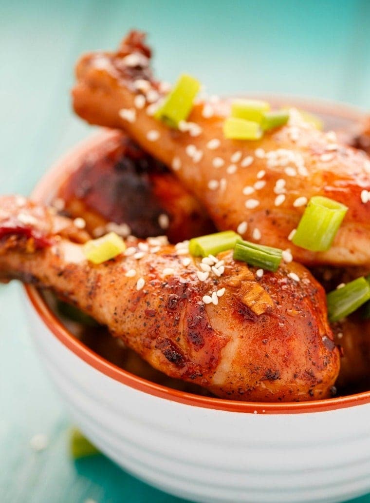 Asian Chicken Drumsticks in the Slow Cooker are great as an appetizer or for a busy weeknight dinner.
