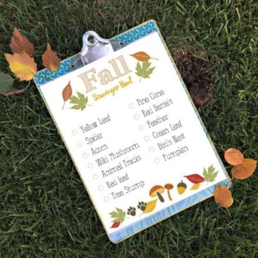 Fall Scavenger Hunt Printable