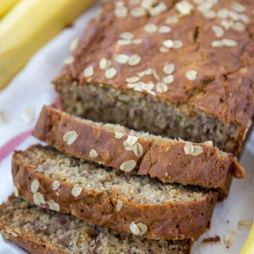 A loaf of banana bread