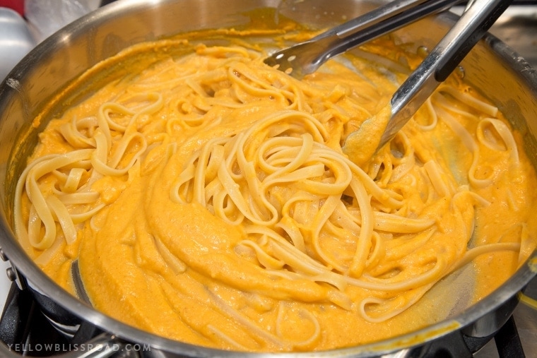 Pumpkin Alfredo - Yellow Bliss Road