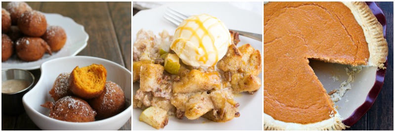 pumpkin-bread-pudding-collage