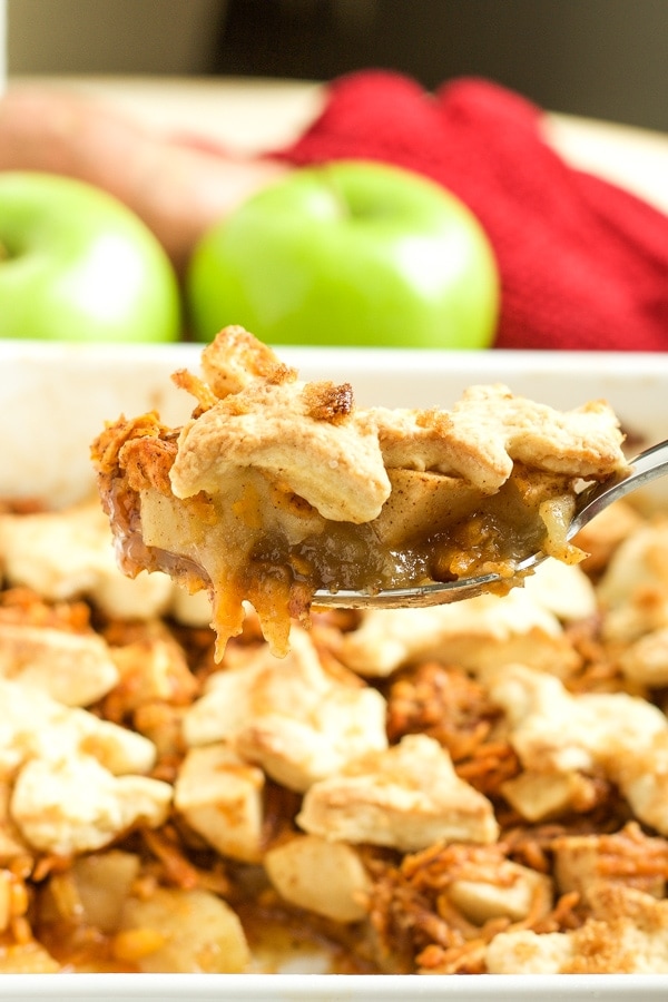 Sweet Potato and Apple Cobbler Yellow Bliss Road