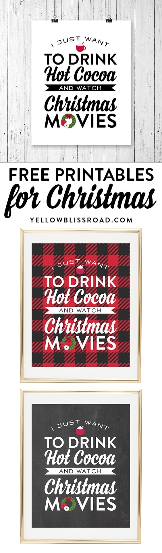 Free Printable for Christmas Movie Night! 