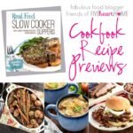 Picture of a slow cooker cookbook with dinner ideas