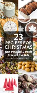 Christmas Day Meal Plan (from Breakfast to Dinner!)