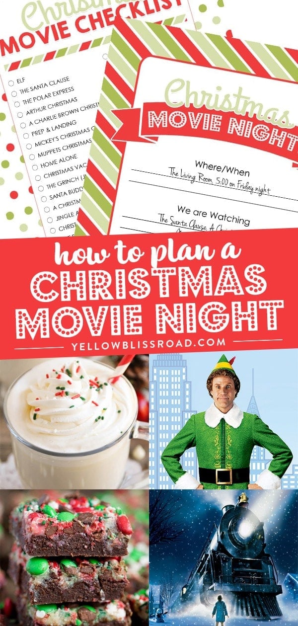 Christmas Movie Night collage | Best Christmas Movies