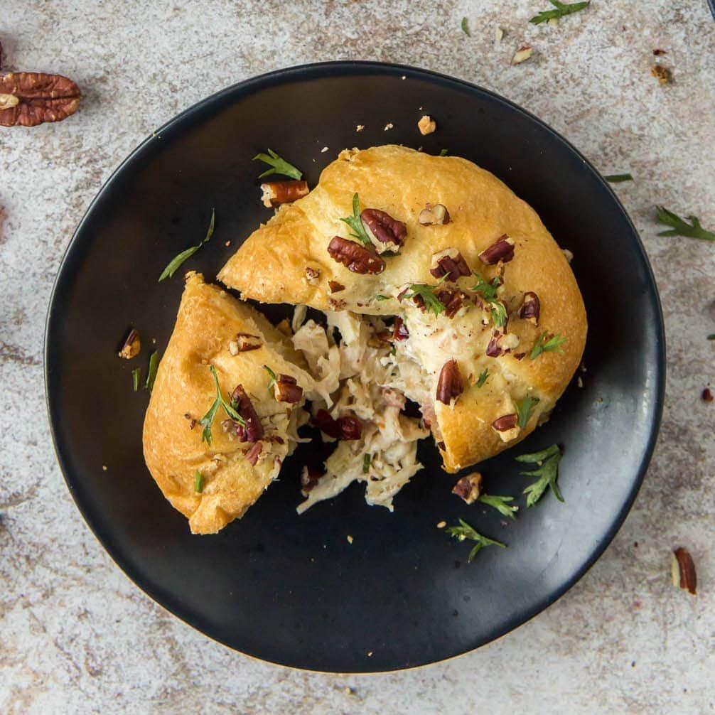 Cranberry Chicken Puffs