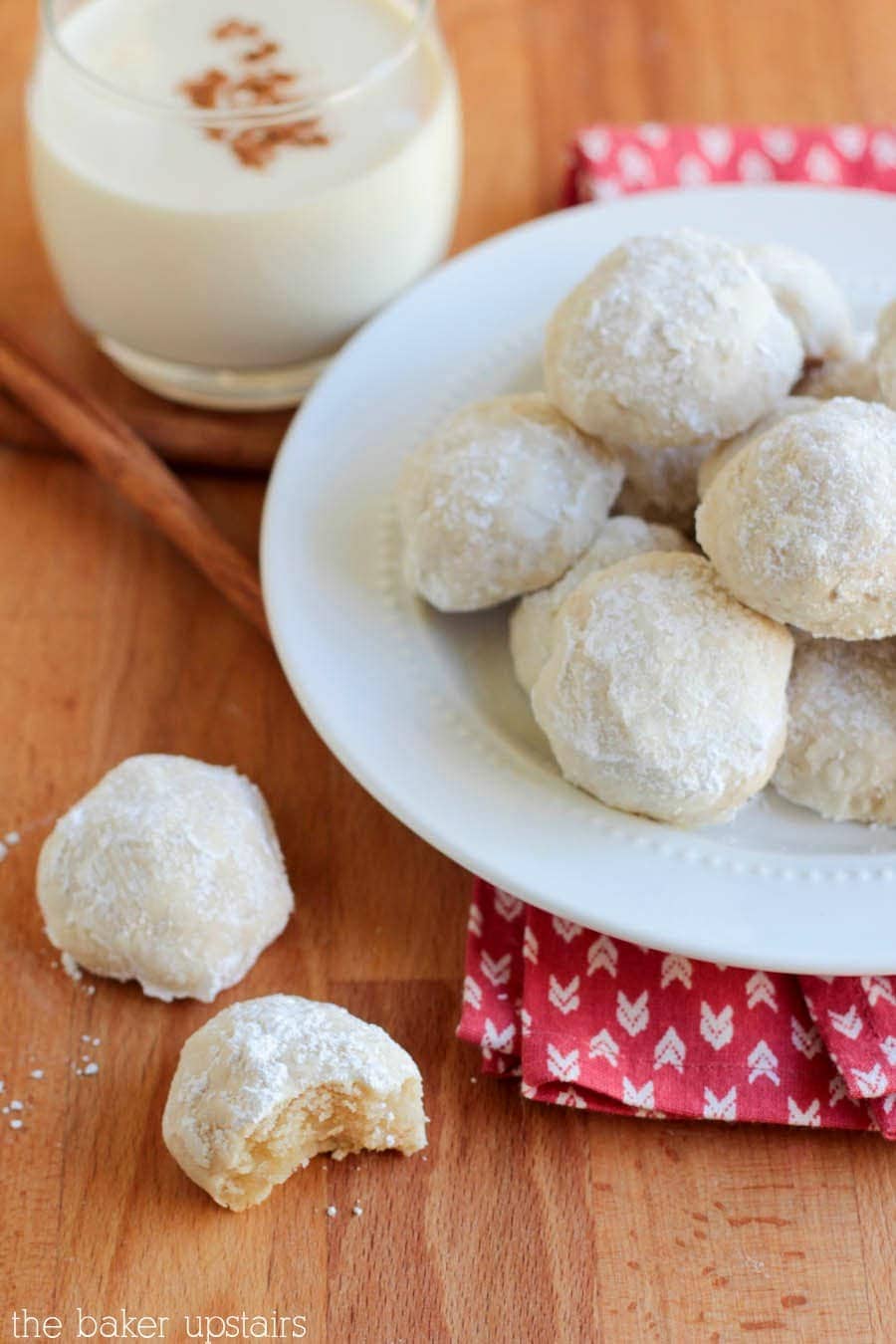 A plate of cookies