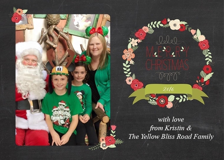 Happy holidays from yellow bliss road!
