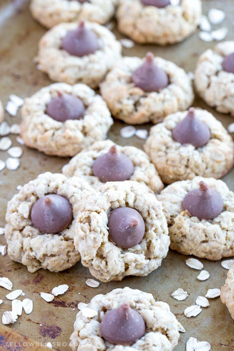 oatmeal kiss cookies (blossoms)