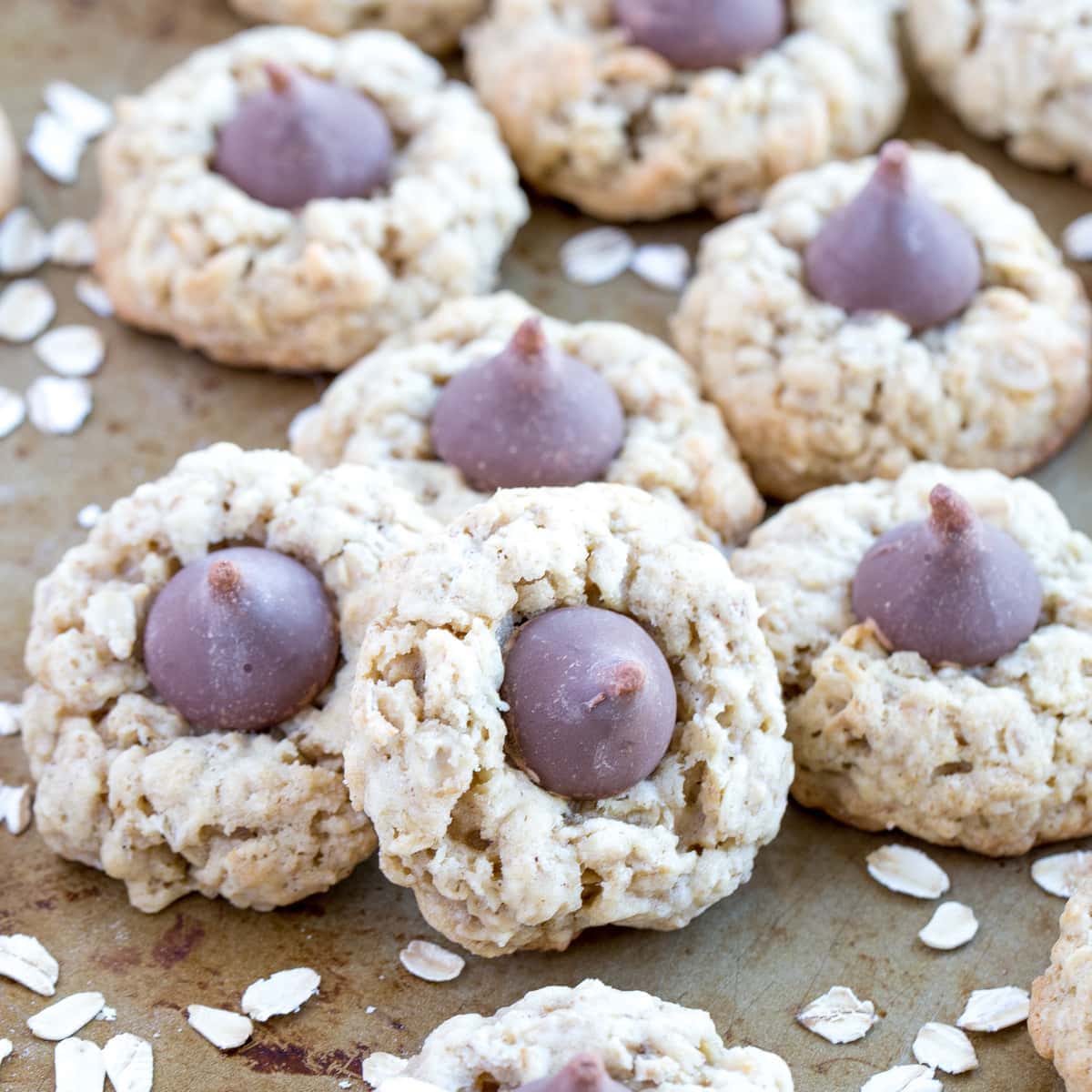 Oatmeal Kiss Cookies (Blossoms) Yellow Bliss Road