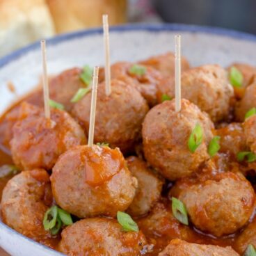 A plate of Meatballs