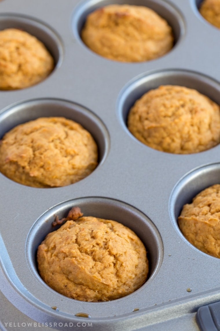 Sweet Potato Muffins for breakfast, brunch or a delicious snack!