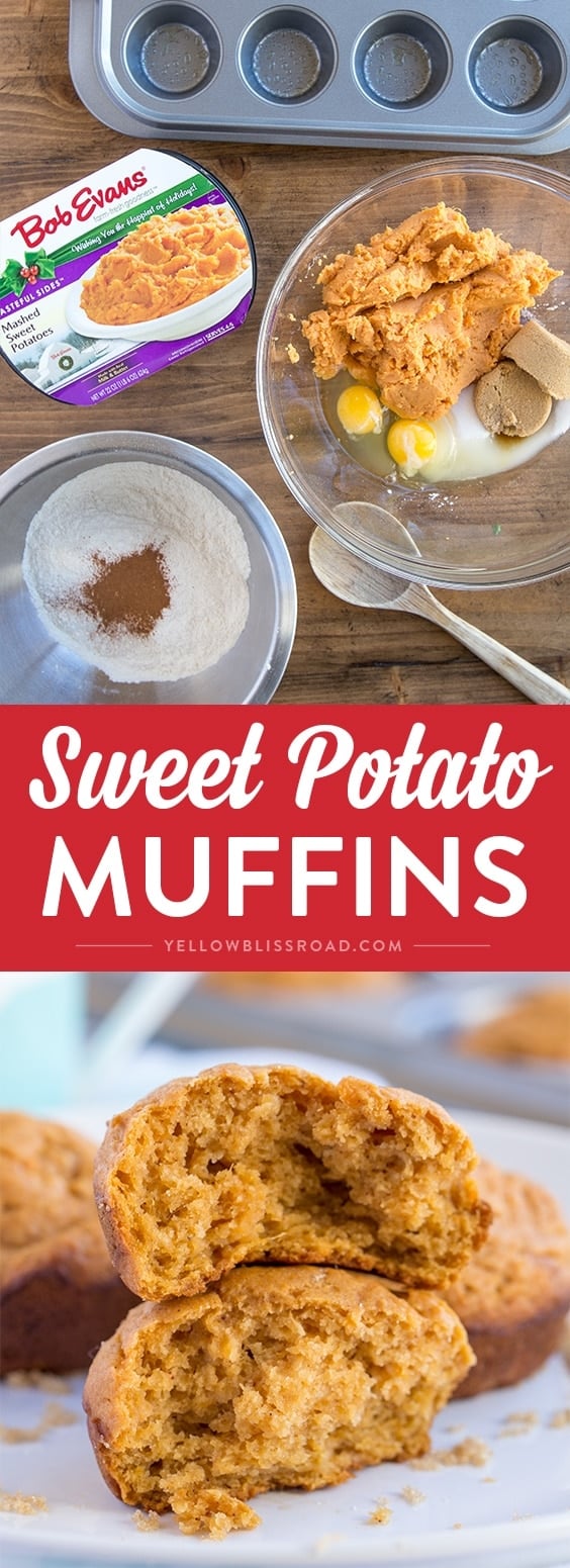 Sweet Potato Muffins for breakfast, brunch or a delicious snack!