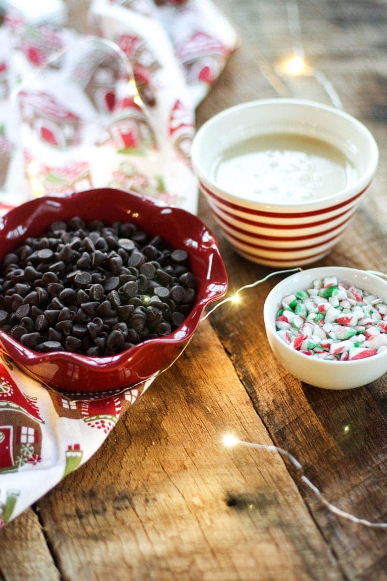 This Peppermint Fudge is so simple to throw together and will be the favorite of your parties!