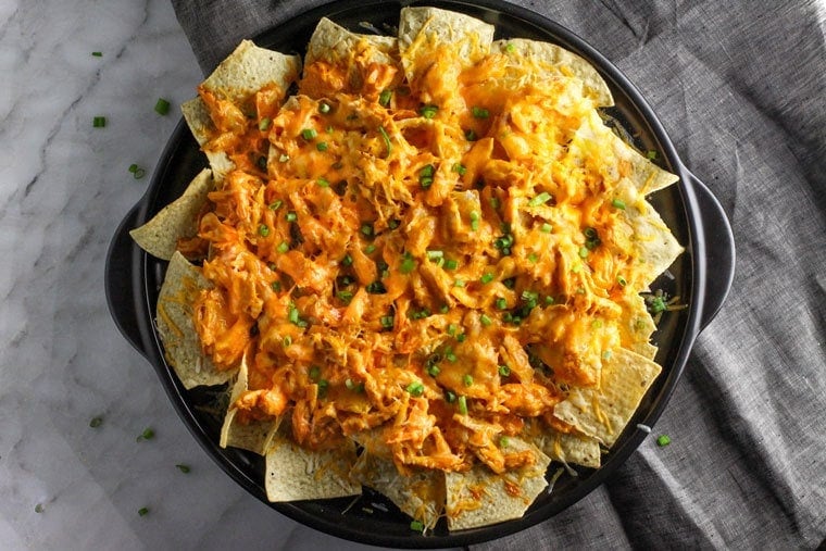 A bowl of nachos