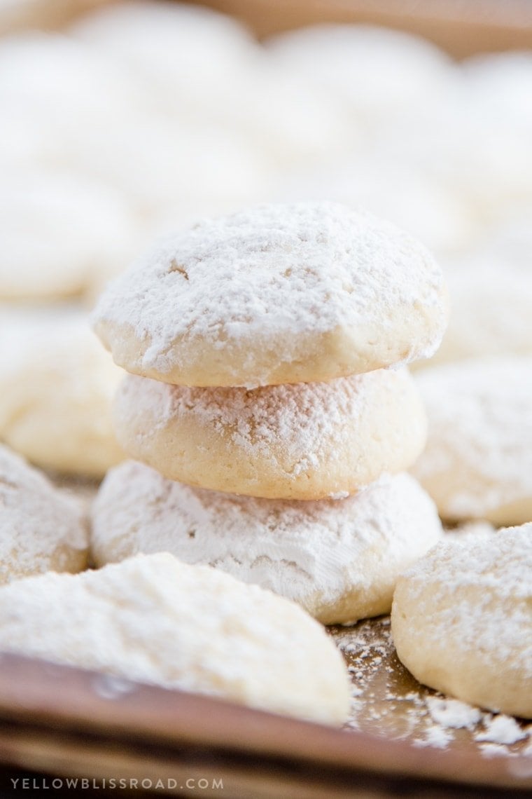 Stack of cheesecake cookies