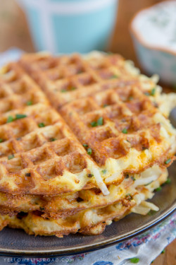 Egg & Cheese Hash Brown Waffles | Easy Breakfast Hack