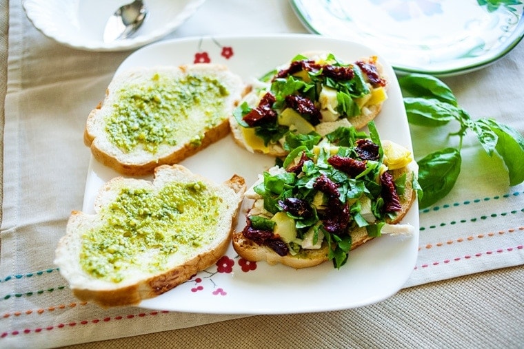 Easily make this Mediterranean Panini with the flavors of sun-dried tomatoes, artichokes, pesto, and more! Restaurant-worthy and delicious!