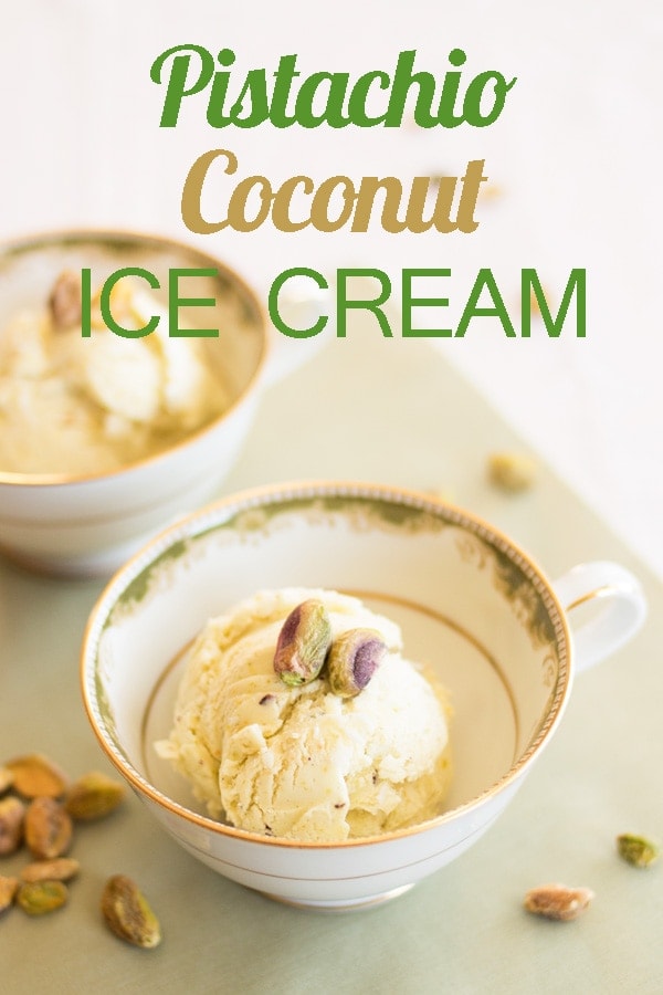 Social media image of Pistachio Coconut Ice Cream