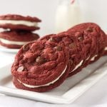 Red Velvet Sandwich Cookies