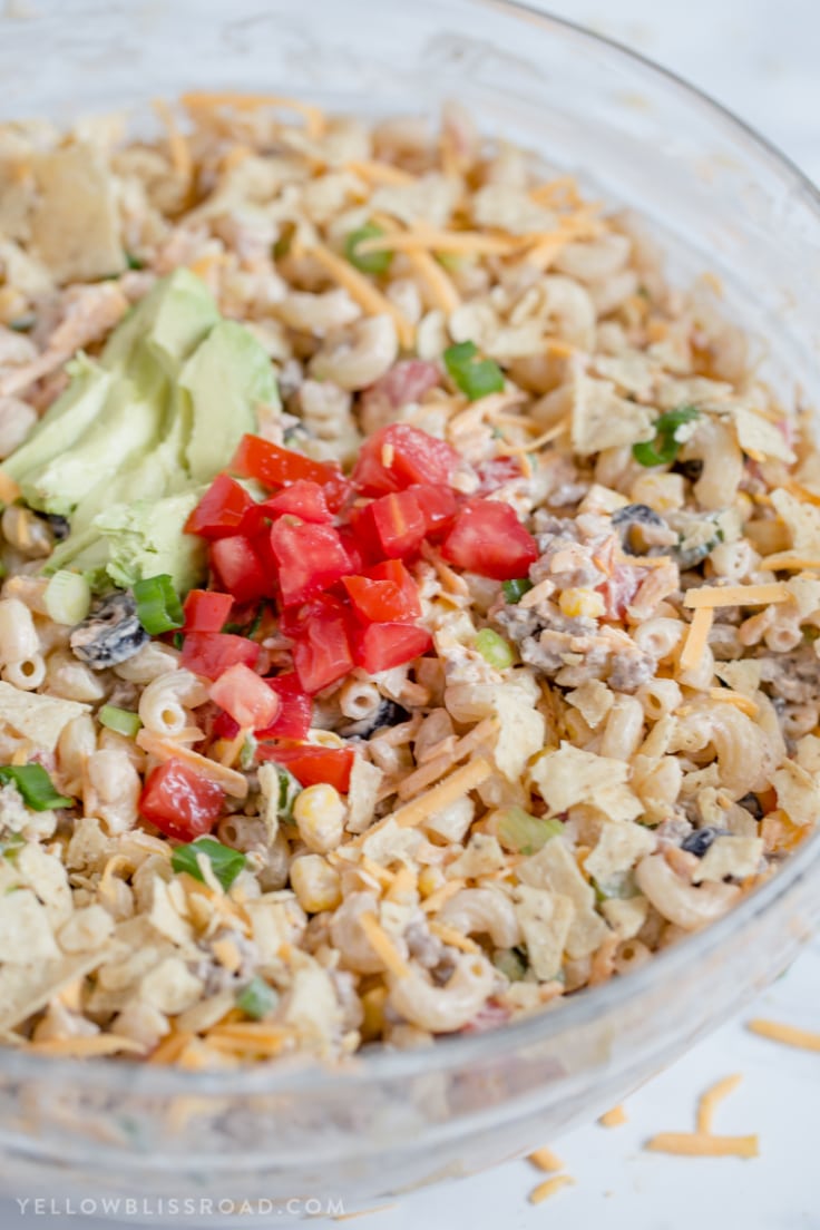 Creamy Taco Pasta Salad Spice Up Taco Tuesday!
