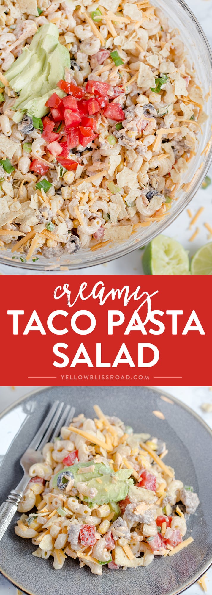 Social media image for Creamy Taco Pasta Salad
