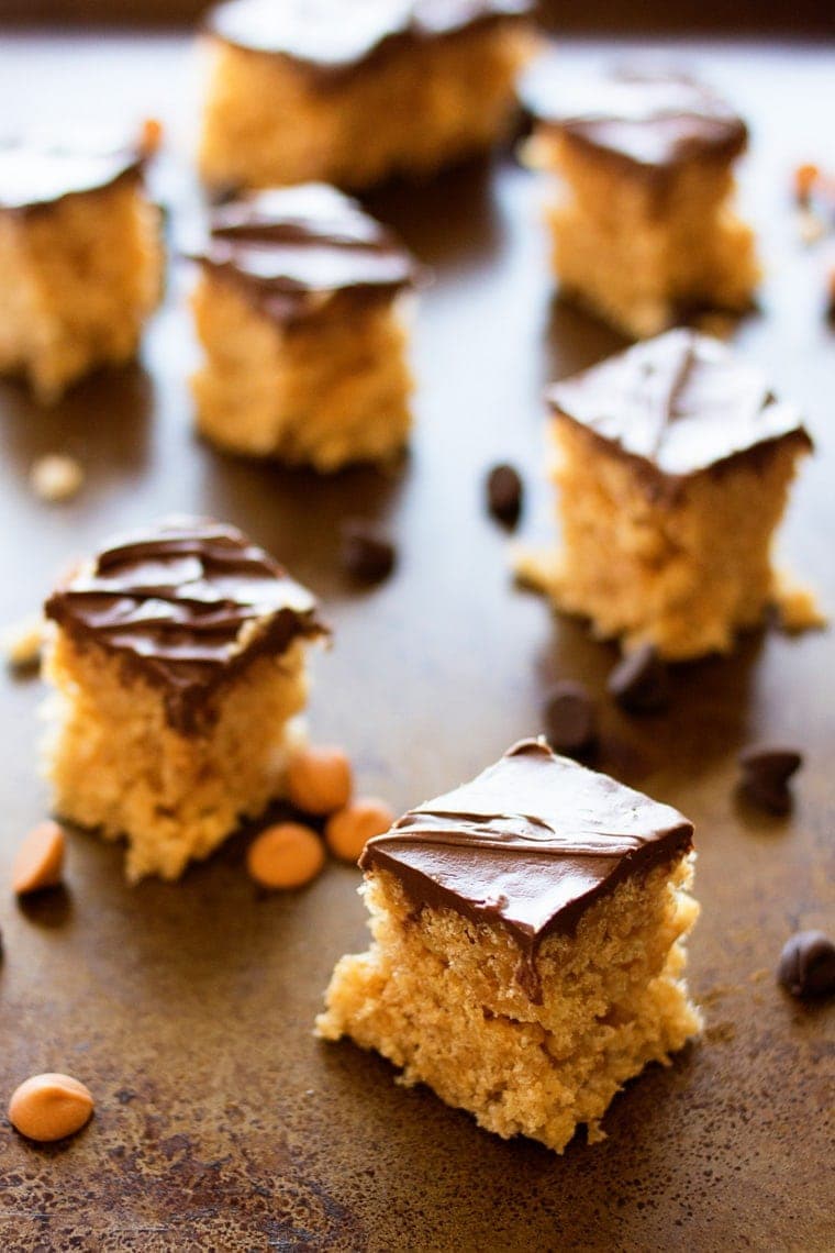 peanut butter crispy bars