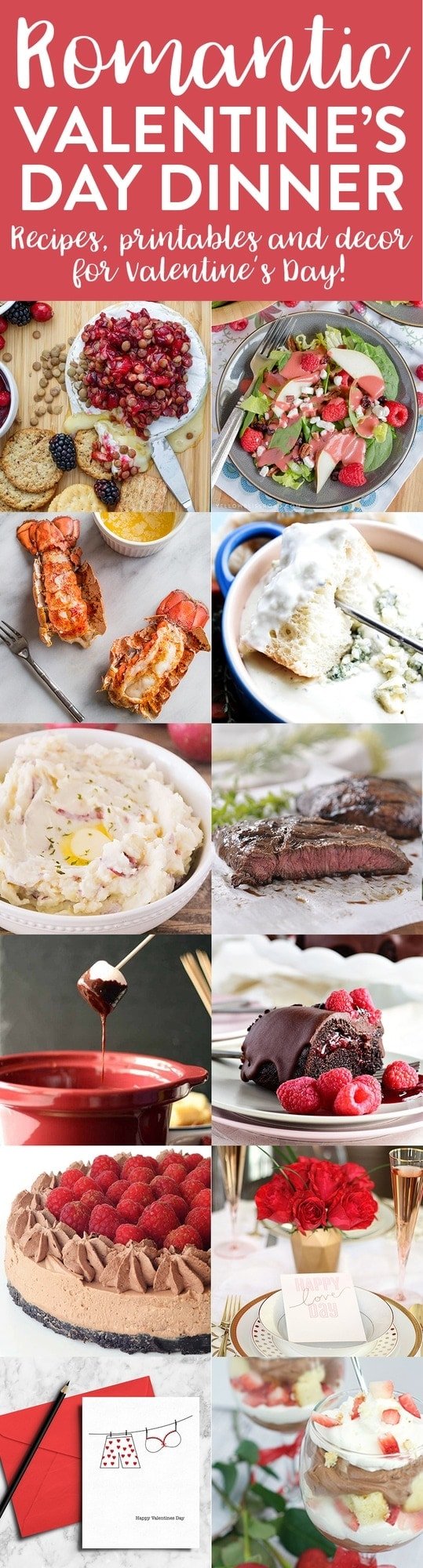 A bunch of different meal ideas