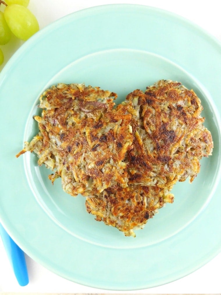 Vegan Potato Pancakes -Traditional Polish Latkes are given a healthy makeover into these Vegan Potato Pancakes.