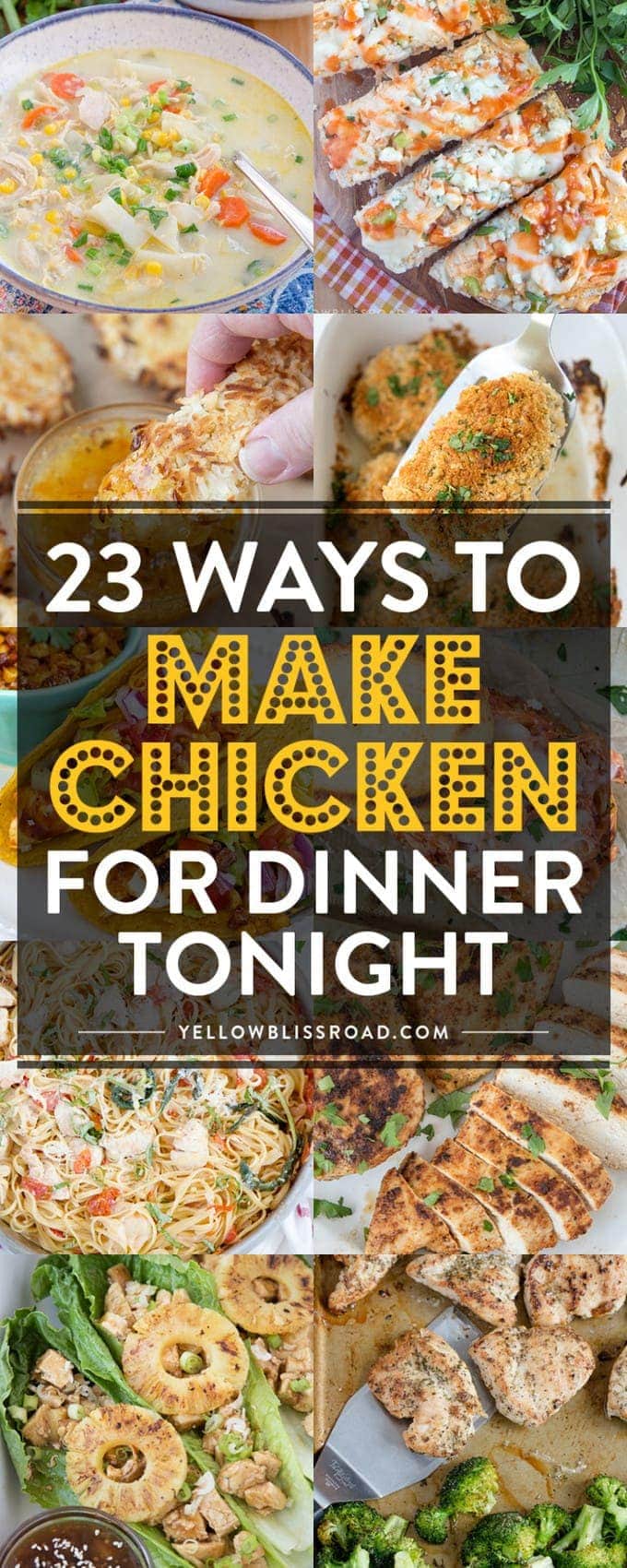 23 Ways to Make Chicken Breasts for Dinner Tonight Yellow Bliss Road