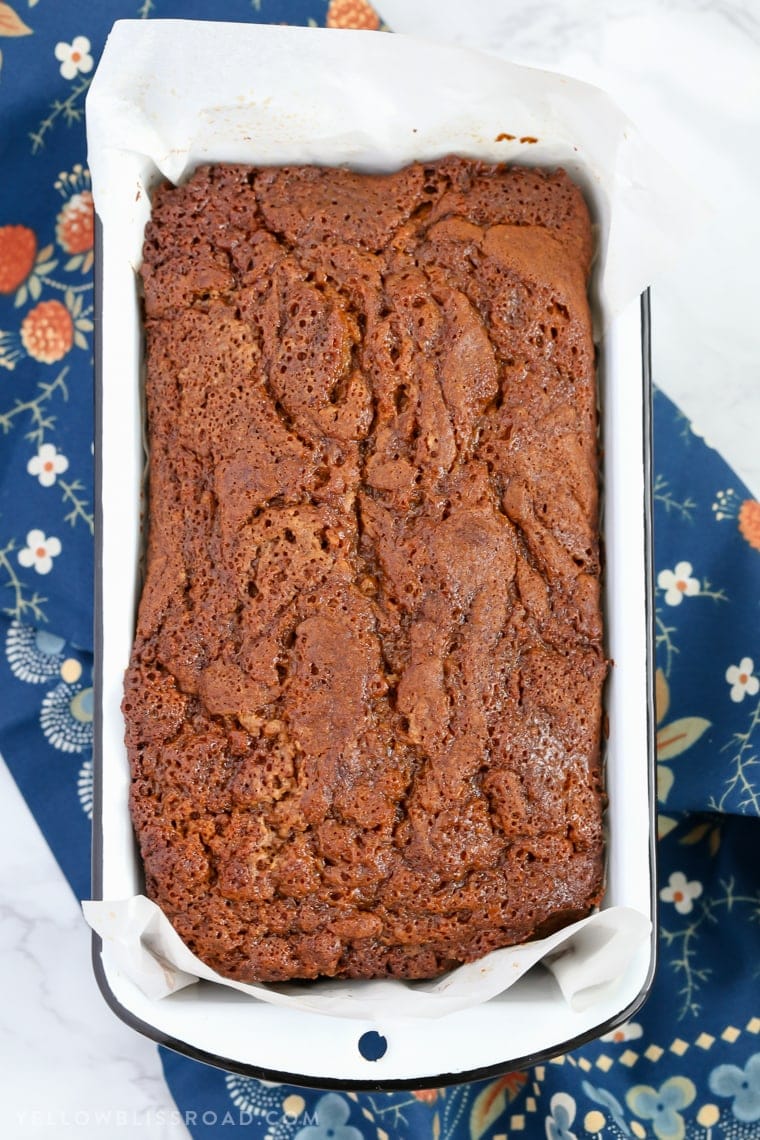 This Caramel Banana Bread is full of tasty bananas and delicious sweet caramel. Finished with a drizzle of caramel, it's a decadent quick bread that makes a delicious dessert or snack.