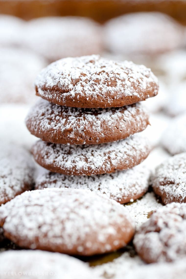 Your new favorite cookie! These Chocolate Cheesecake Cookies are super creamy and tender and melt in your mouth delicious!