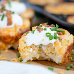 Loaded Mashed Potato Puffs